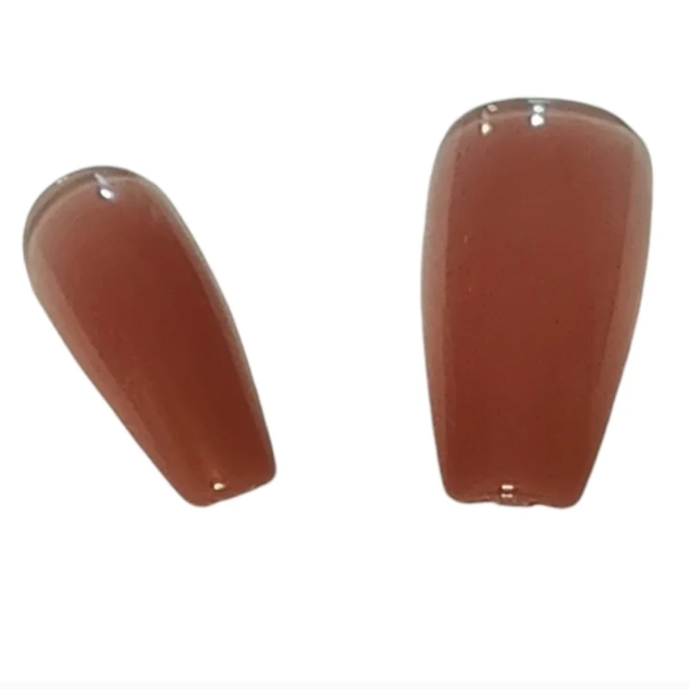 KISS Bare But Better Nails Rose Garden DBN04 Long Length TruNude Coffin 24pc New